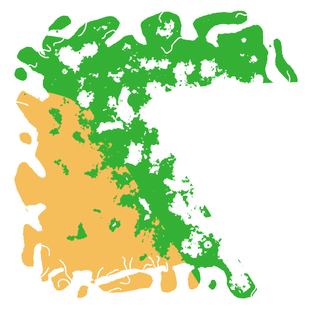 Biome Rust Map: Procedural Map, Size: 6000, Seed: 439876131
