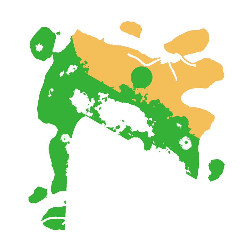 Biome Rust Map: Procedural Map, Size: 3000, Seed: 45673199