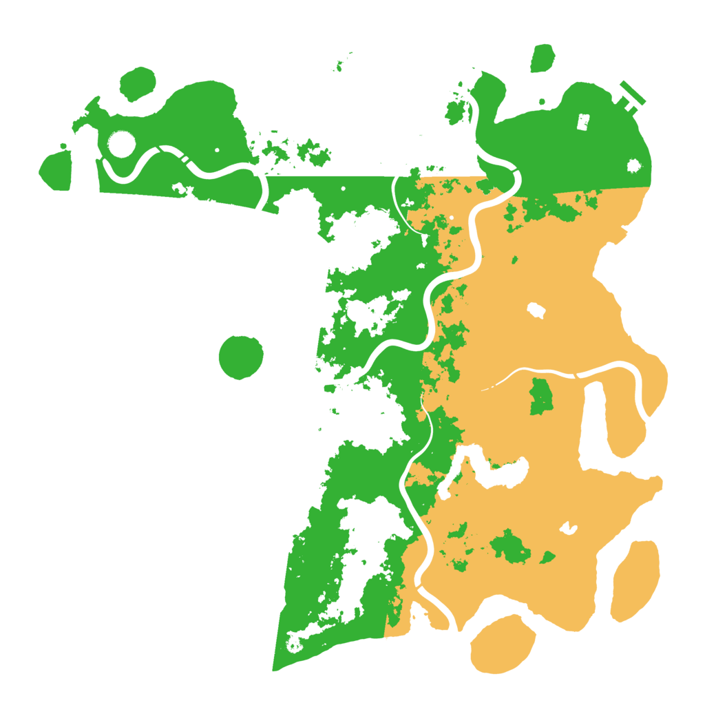 Biome Rust Map: Procedural Map, Size: 4600, Seed: 2532