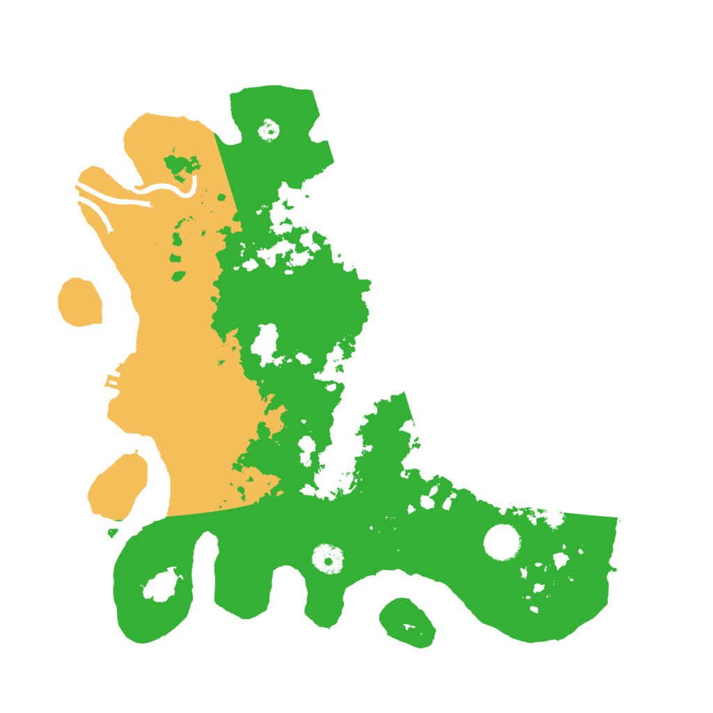 Biome Rust Map: Procedural Map, Size: 3500, Seed: 192