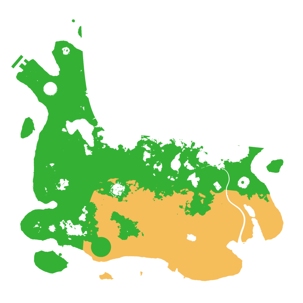 Biome Rust Map: Procedural Map, Size: 4000, Seed: 1764511514