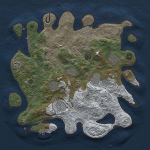 Thumbnail Rust Map: Procedural Map, Size: 3500, Seed: 67992406, 18 Monuments