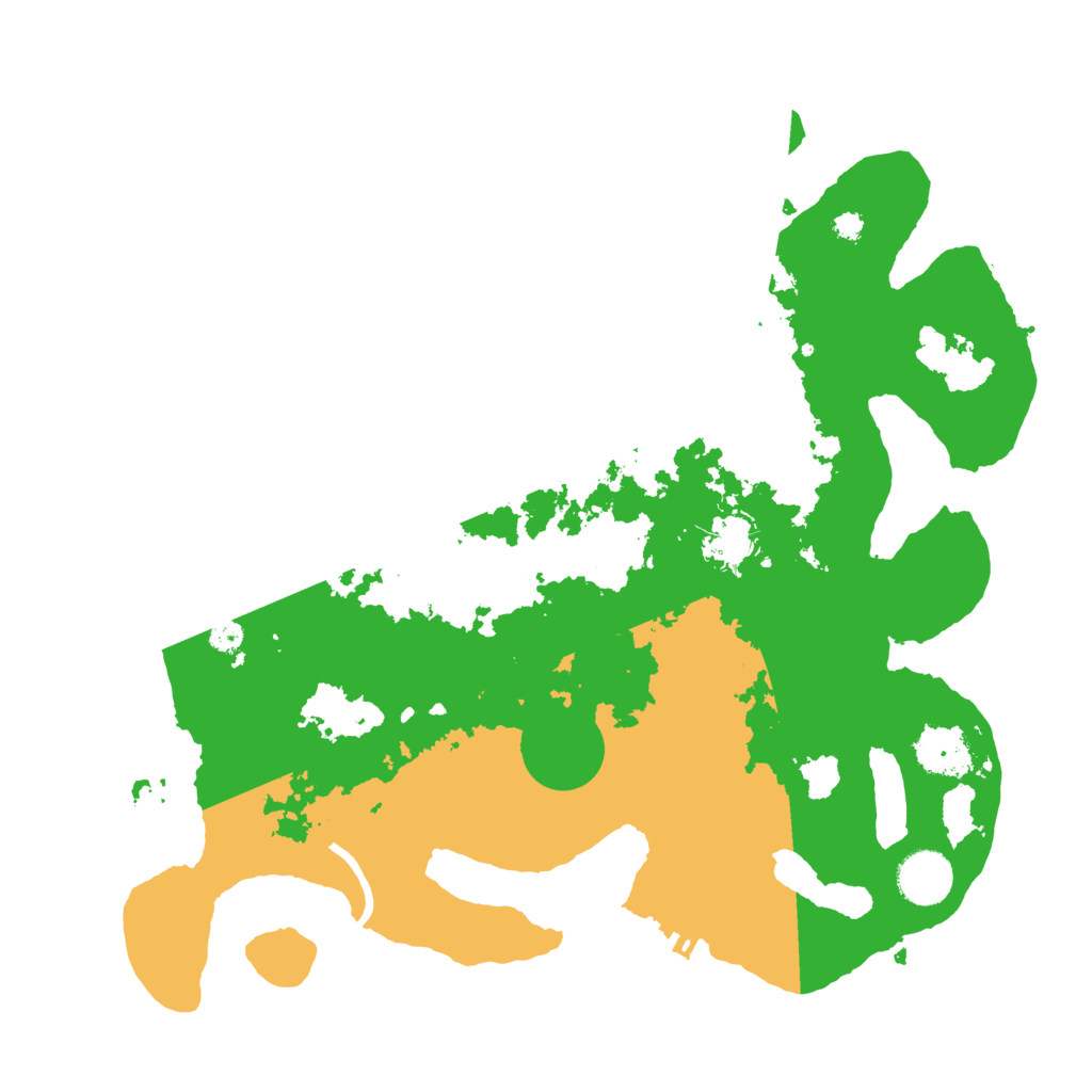 Biome Rust Map: Procedural Map, Size: 3500, Seed: 90098909