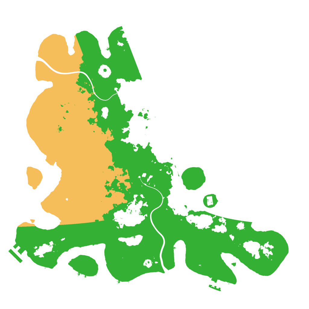 Biome Rust Map: Procedural Map, Size: 3700, Seed: 1541285044