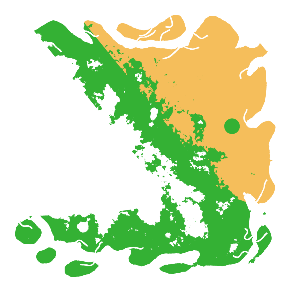 Biome Rust Map: Procedural Map, Size: 5000, Seed: 1761616460