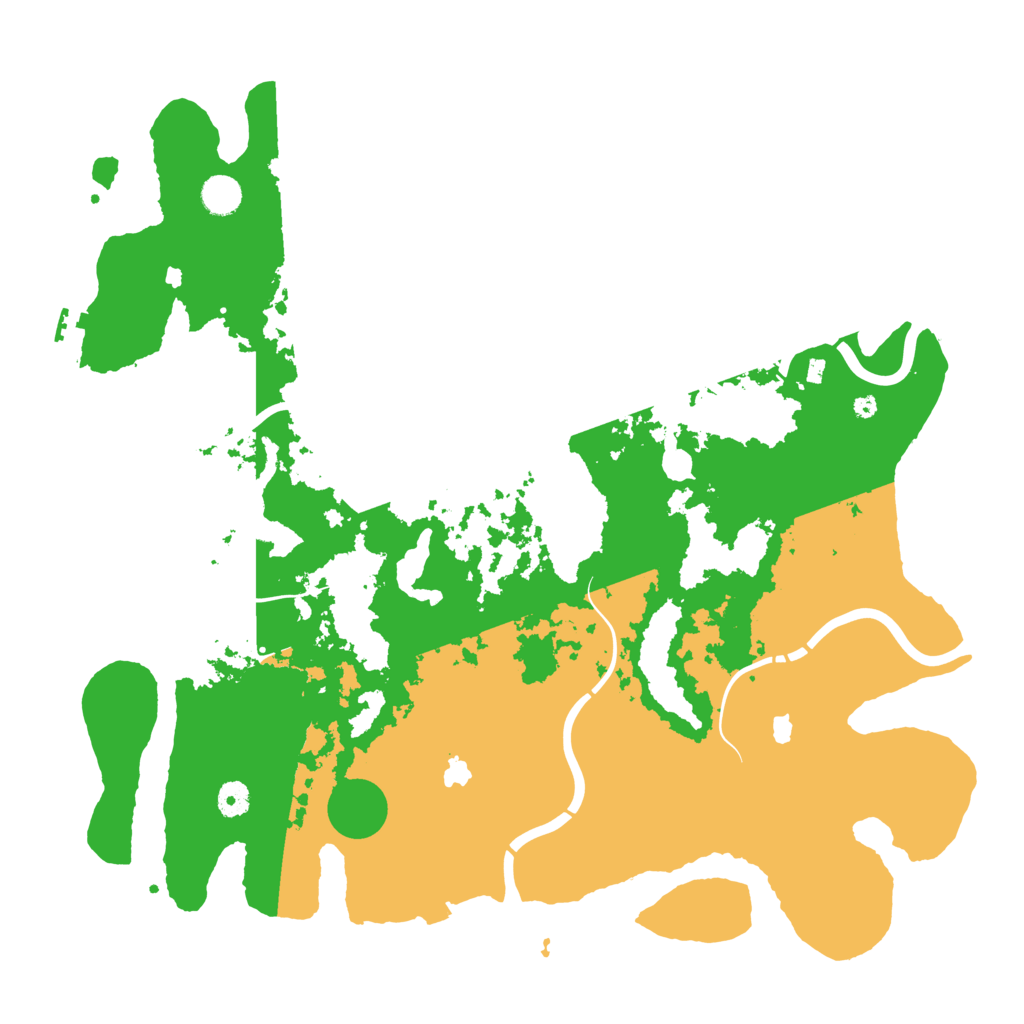 Biome Rust Map: Procedural Map, Size: 4500, Seed: 975575