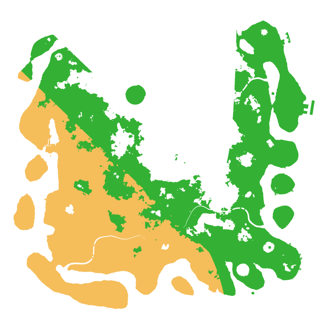 Biome Rust Map: Procedural Map, Size: 4500, Seed: 20220508