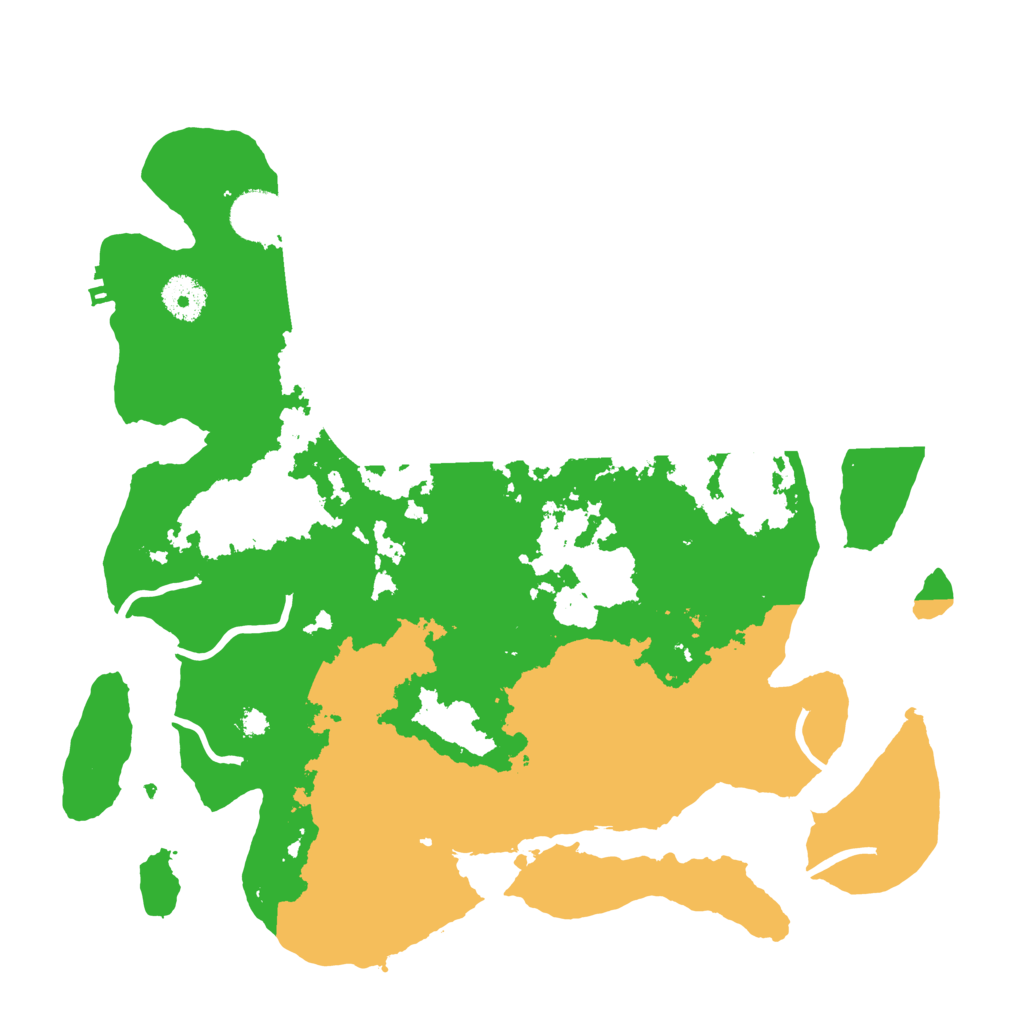 Biome Rust Map: Procedural Map, Size: 3550, Seed: 32431