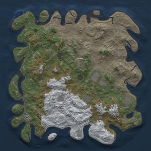 Thumbnail Rust Map: Procedural Map, Size: 4250, Seed: 8675309, 17 Monuments