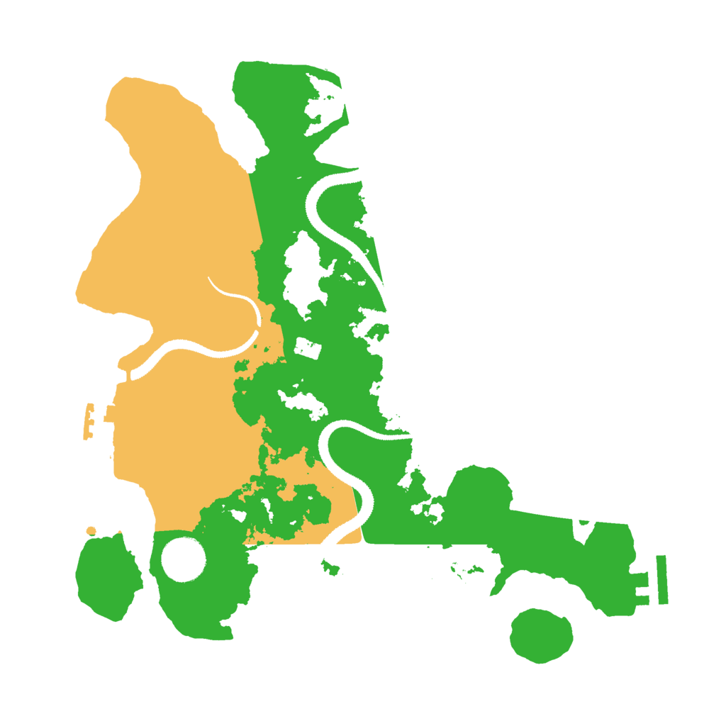 Biome Rust Map: Procedural Map, Size: 3000, Seed: 1147