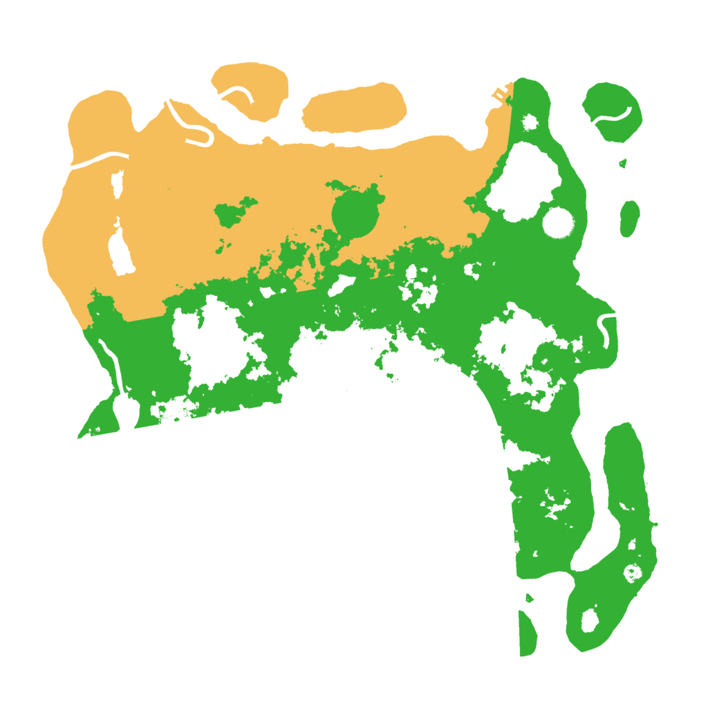 Biome Rust Map: Procedural Map, Size: 4050, Seed: 108165706