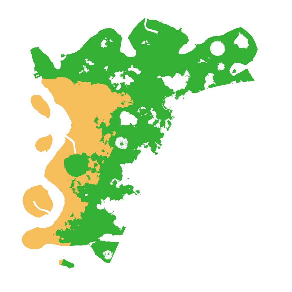Biome Rust Map: Procedural Map, Size: 3500, Seed: 2656