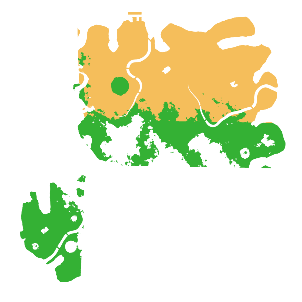 Biome Rust Map: Procedural Map, Size: 4500, Seed: 1359856