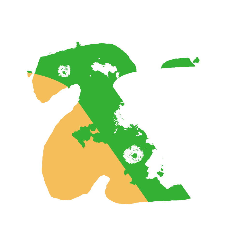 Biome Rust Map: Procedural Map, Size: 2000, Seed: 1427427387