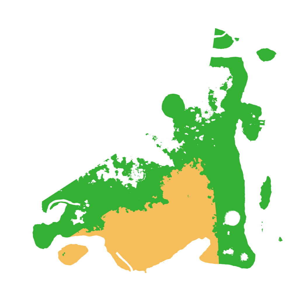 Biome Rust Map: Procedural Map, Size: 3500, Seed: 2126769636