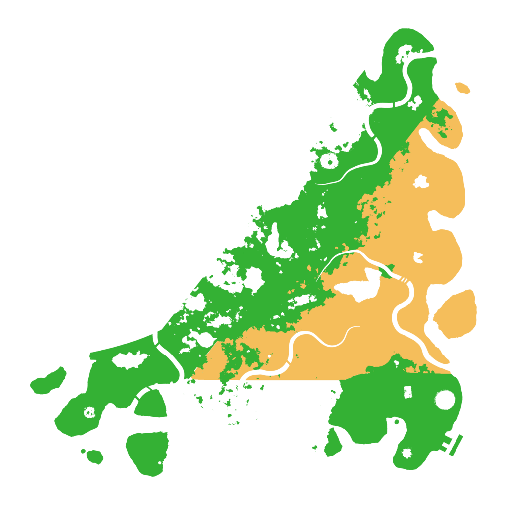 Biome Rust Map: Procedural Map, Size: 4500, Seed: 2767632