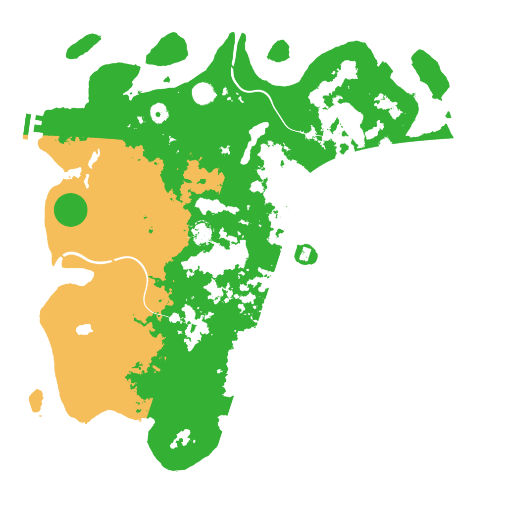 Biome Rust Map: Procedural Map, Size: 4000, Seed: 1301060206