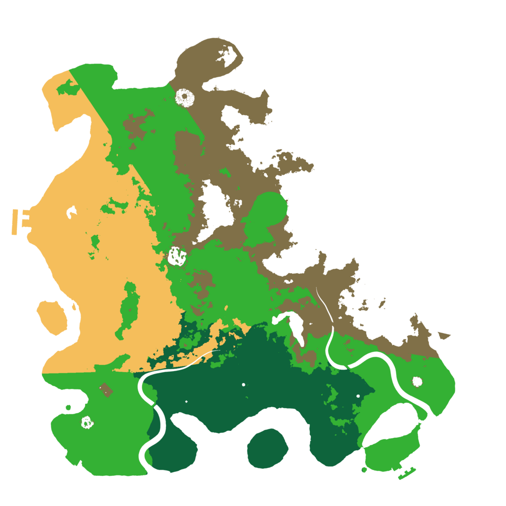 Biome Rust Map: Procedural Map, Size: 4000, Seed: 12072021