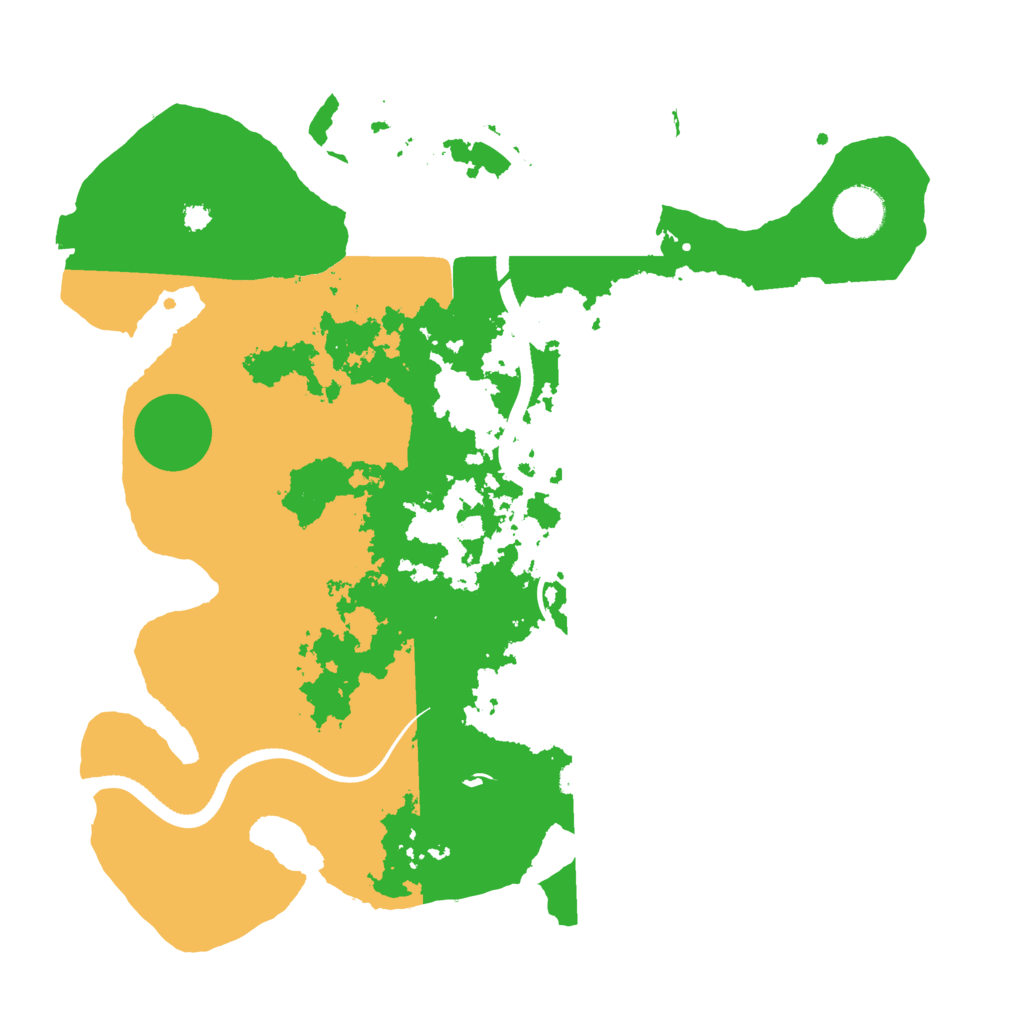 Biome Rust Map: Procedural Map, Size: 3500, Seed: 880297952