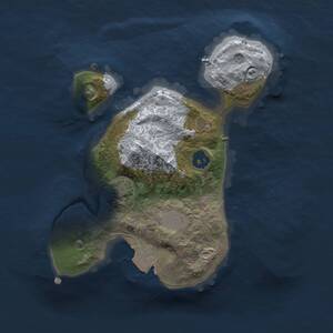 Thumbnail Rust Map: Procedural Map, Size: 1900, Seed: 1, 2 Monuments