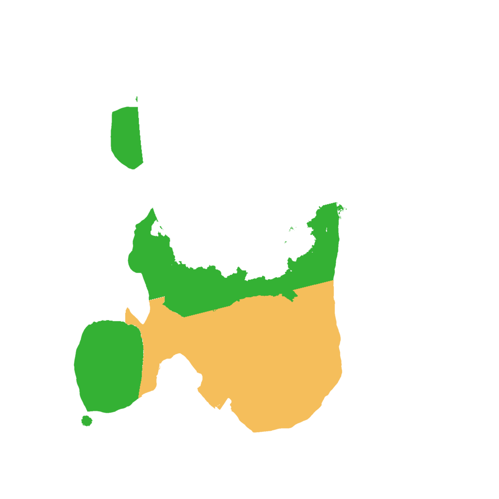 Biome Rust Map: Procedural Map, Size: 1900, Seed: 1