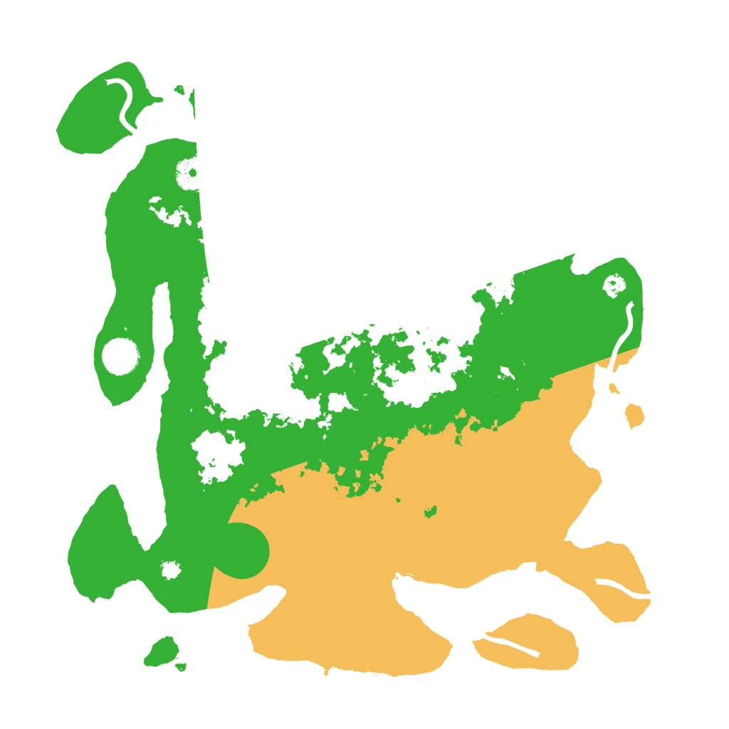 Biome Rust Map: Procedural Map, Size: 3500, Seed: 1383798660