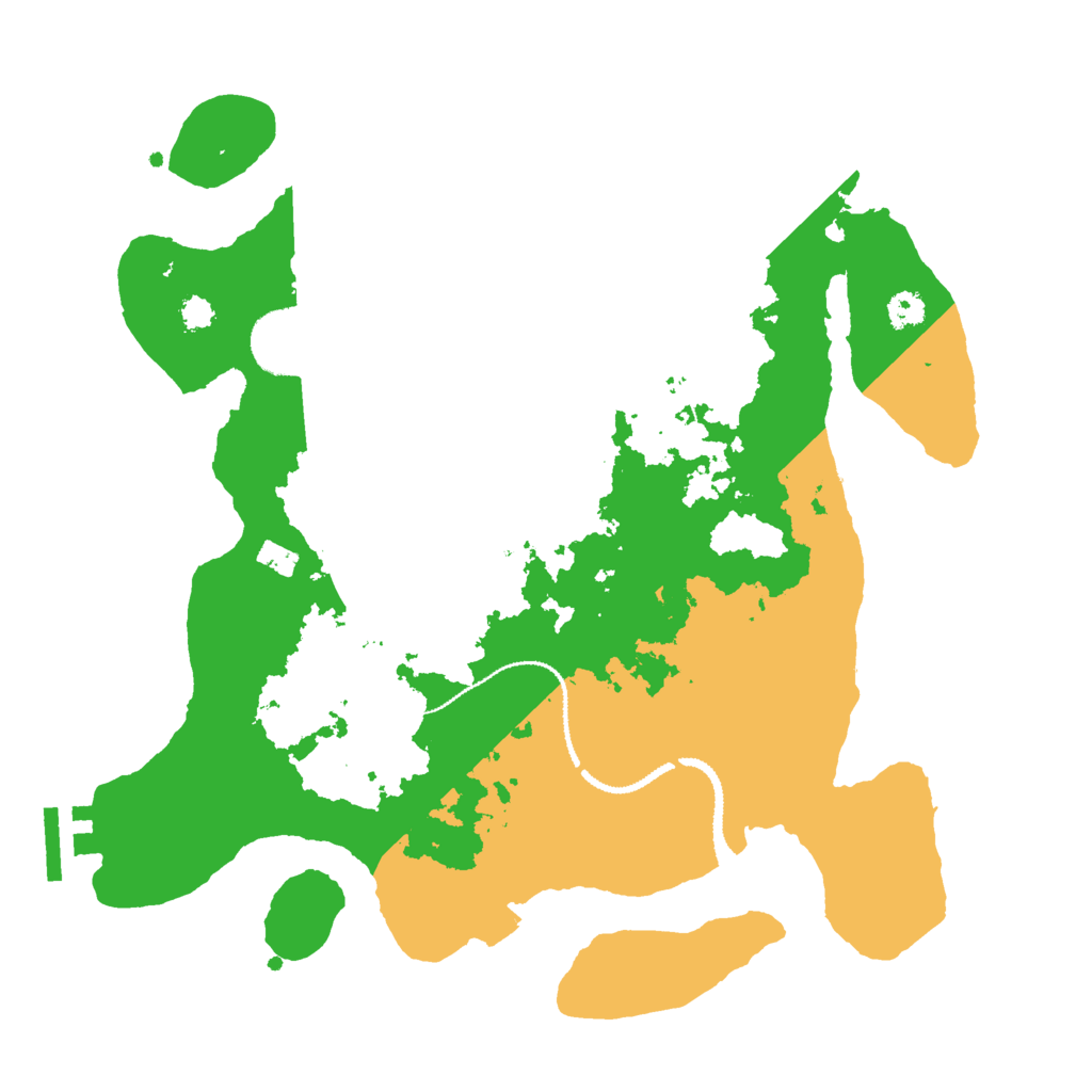 Biome Rust Map: Procedural Map, Size: 3000, Seed: 1118787453