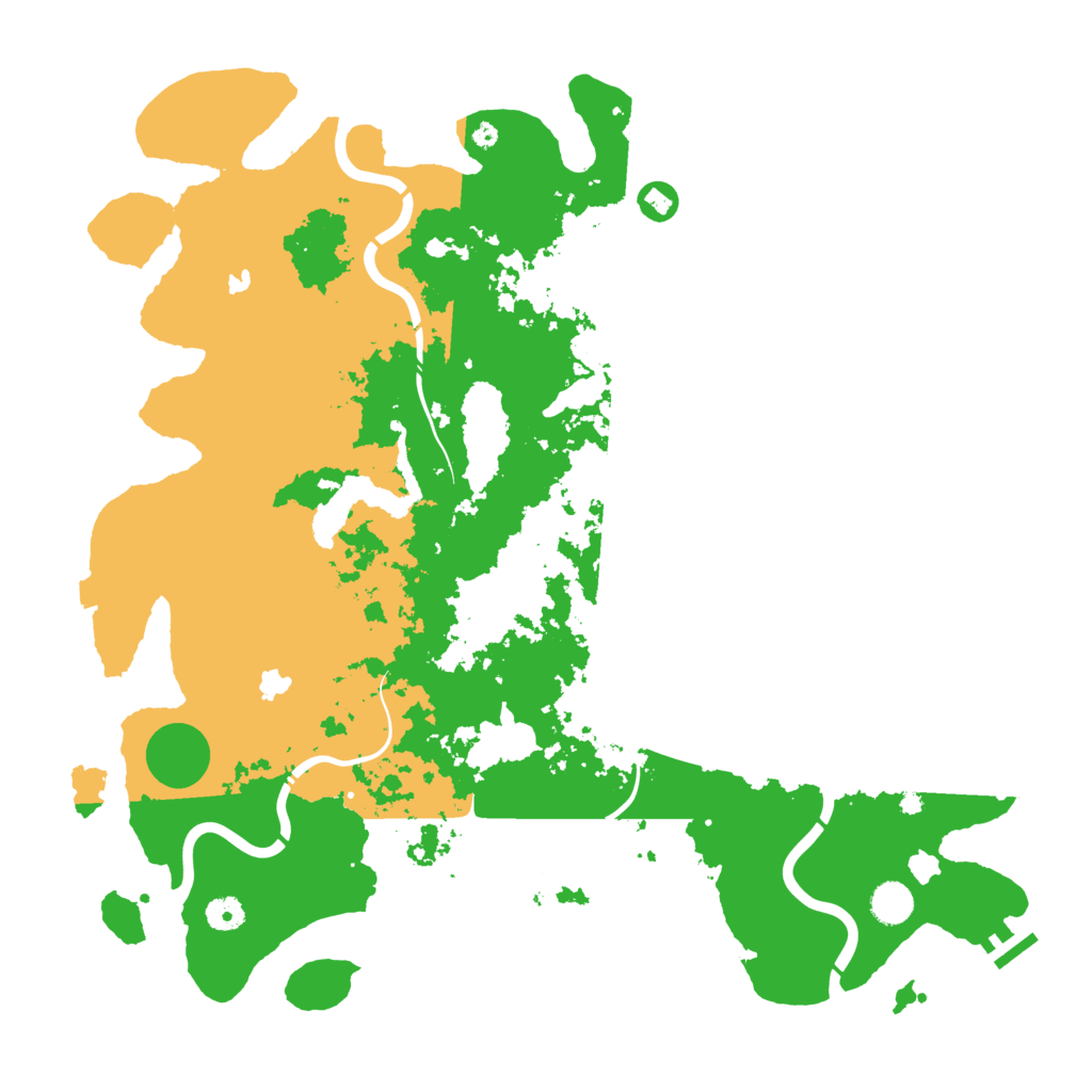 Biome Rust Map: Procedural Map, Size: 4500, Seed: 1838213469