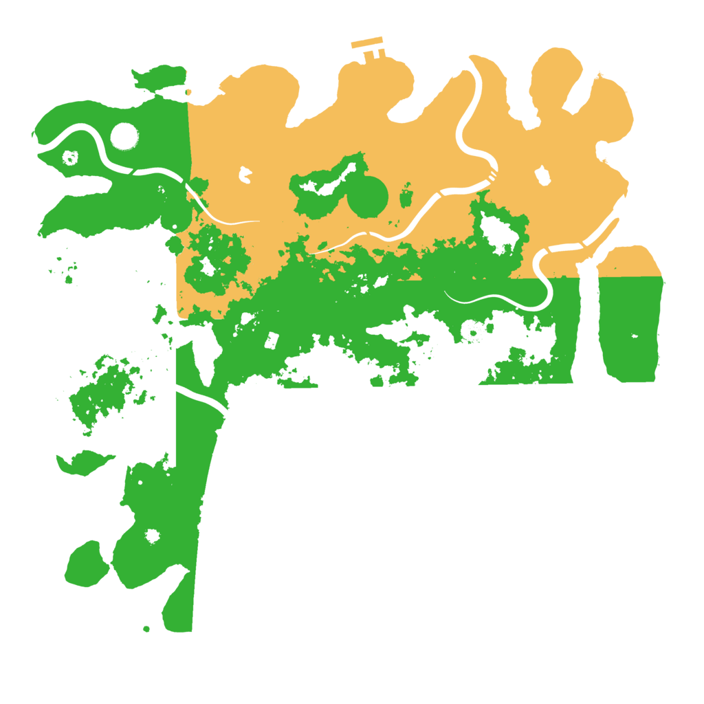 Biome Rust Map: Procedural Map, Size: 4500, Seed: 1468917342