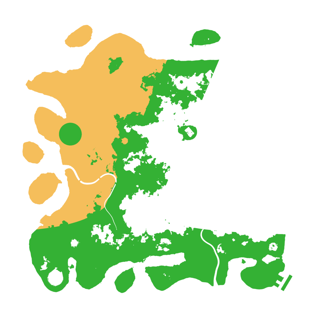 Biome Rust Map: Procedural Map, Size: 3720, Seed: 14045