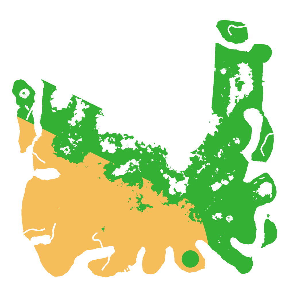 Biome Rust Map: Procedural Map, Size: 4500, Seed: 1238638616