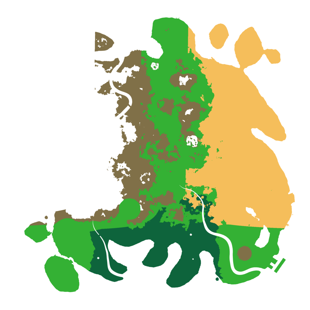 Biome Rust Map: Procedural Map, Size: 3850, Seed: 1906211896