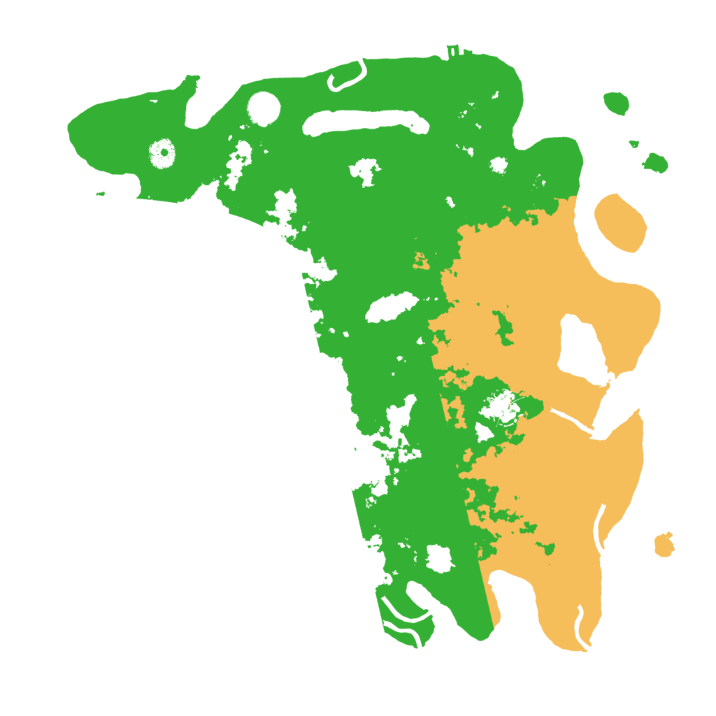 Biome Rust Map: Procedural Map, Size: 3850, Seed: 1848255322