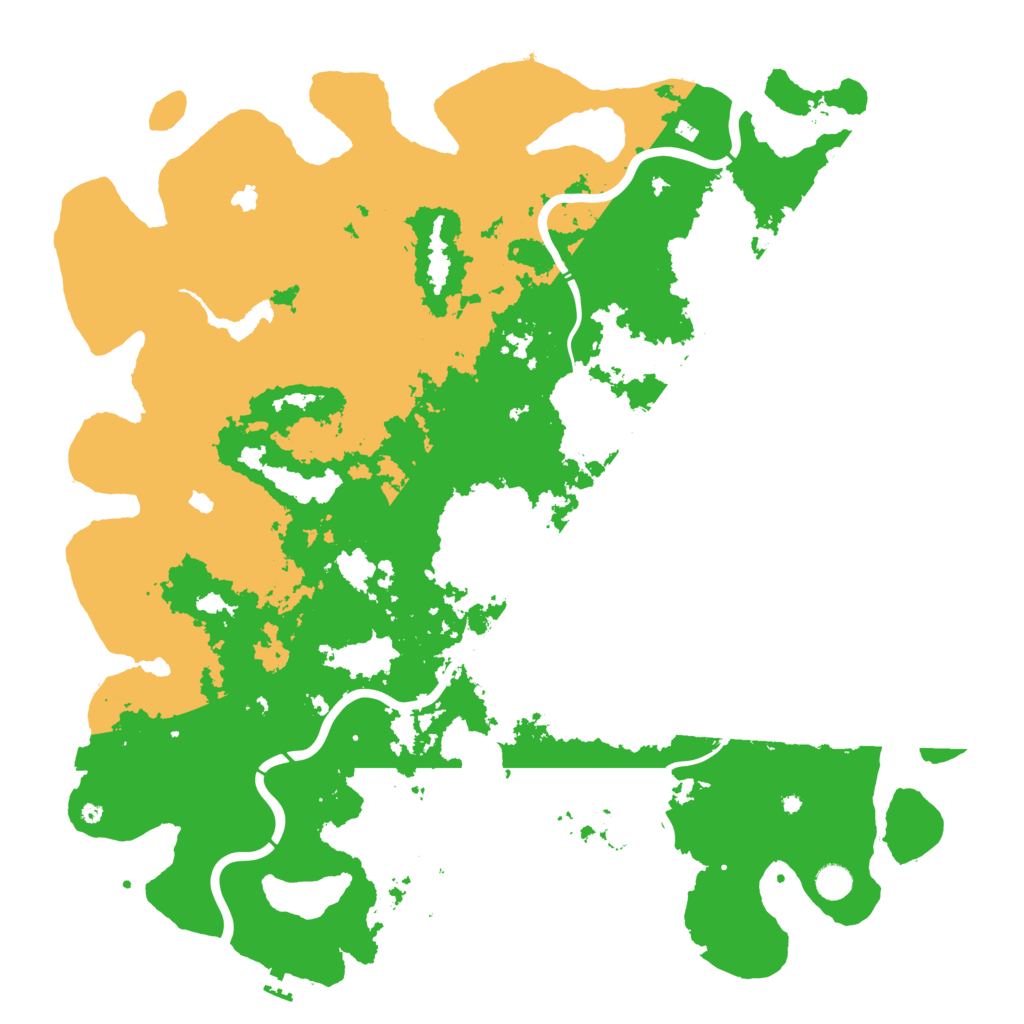 Biome Rust Map: Procedural Map, Size: 5000, Seed: 2100731