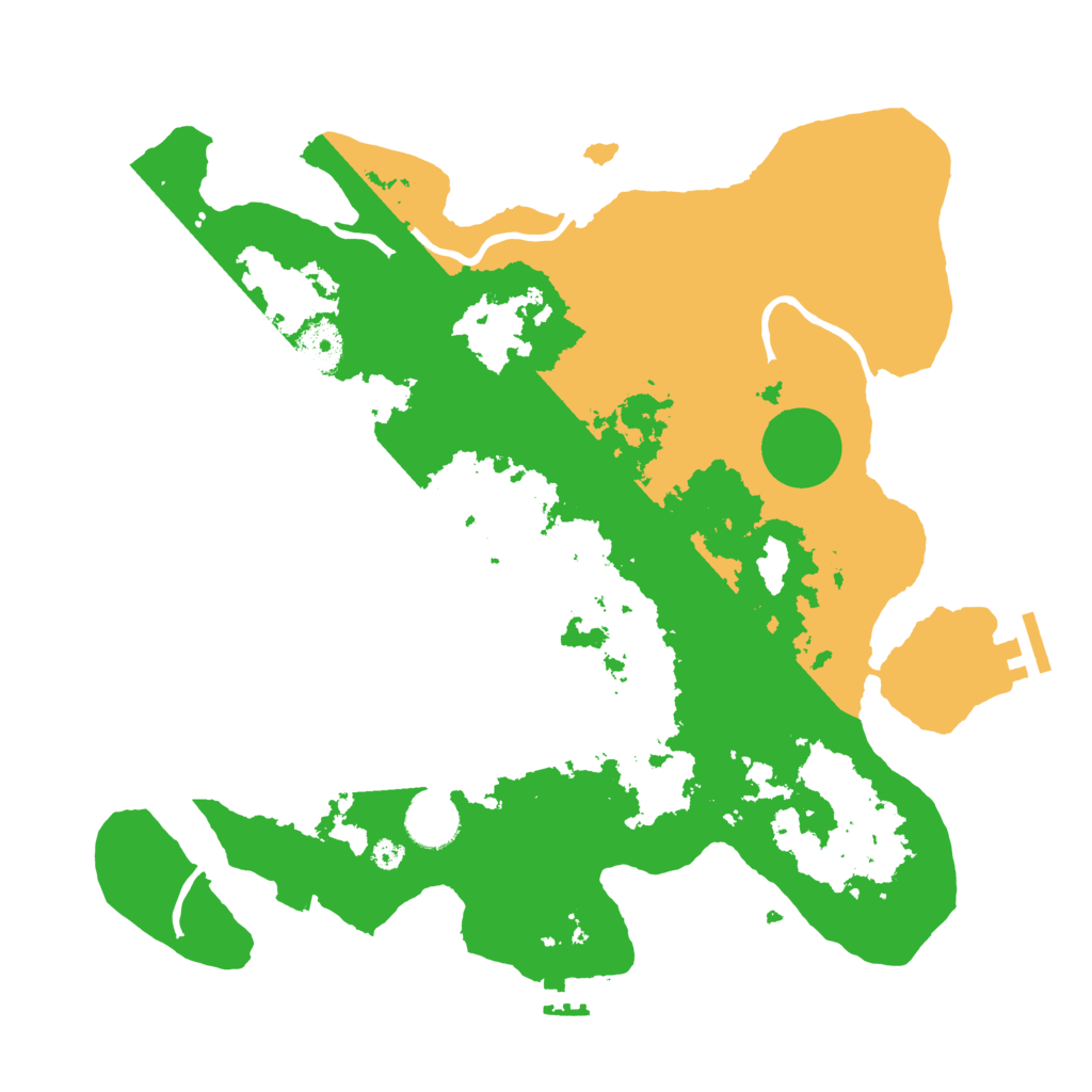 Biome Rust Map: Procedural Map, Size: 3600, Seed: 1930147006