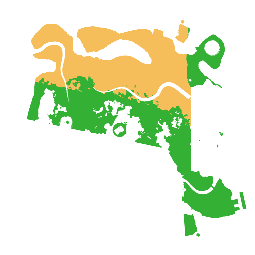 Biome Rust Map: Procedural Map, Size: 3000, Seed: 422885923