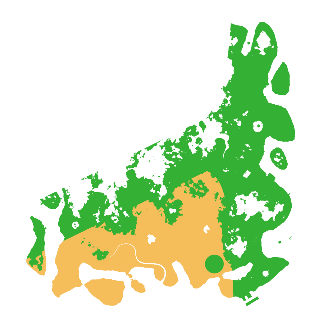 Biome Rust Map: Procedural Map, Size: 4500, Seed: 1490419706
