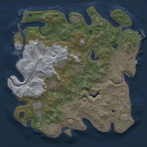 Thumbnail Rust Map: Procedural Map, Size: 4250, Seed: 1939385286, 16 Monuments