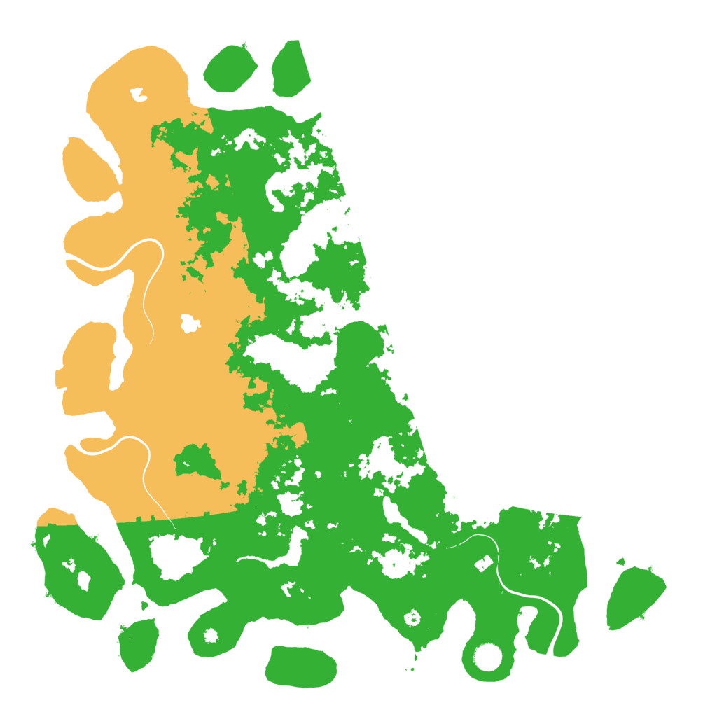 Biome Rust Map: Procedural Map, Size: 4500, Seed: 415386486
