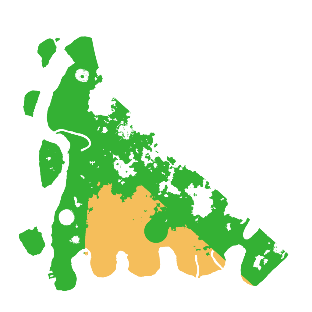 Biome Rust Map: Procedural Map, Size: 3500, Seed: 216812005
