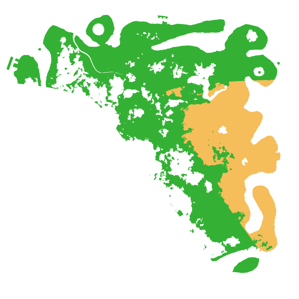 Biome Rust Map: Procedural Map, Size: 4500, Seed: 1523411153