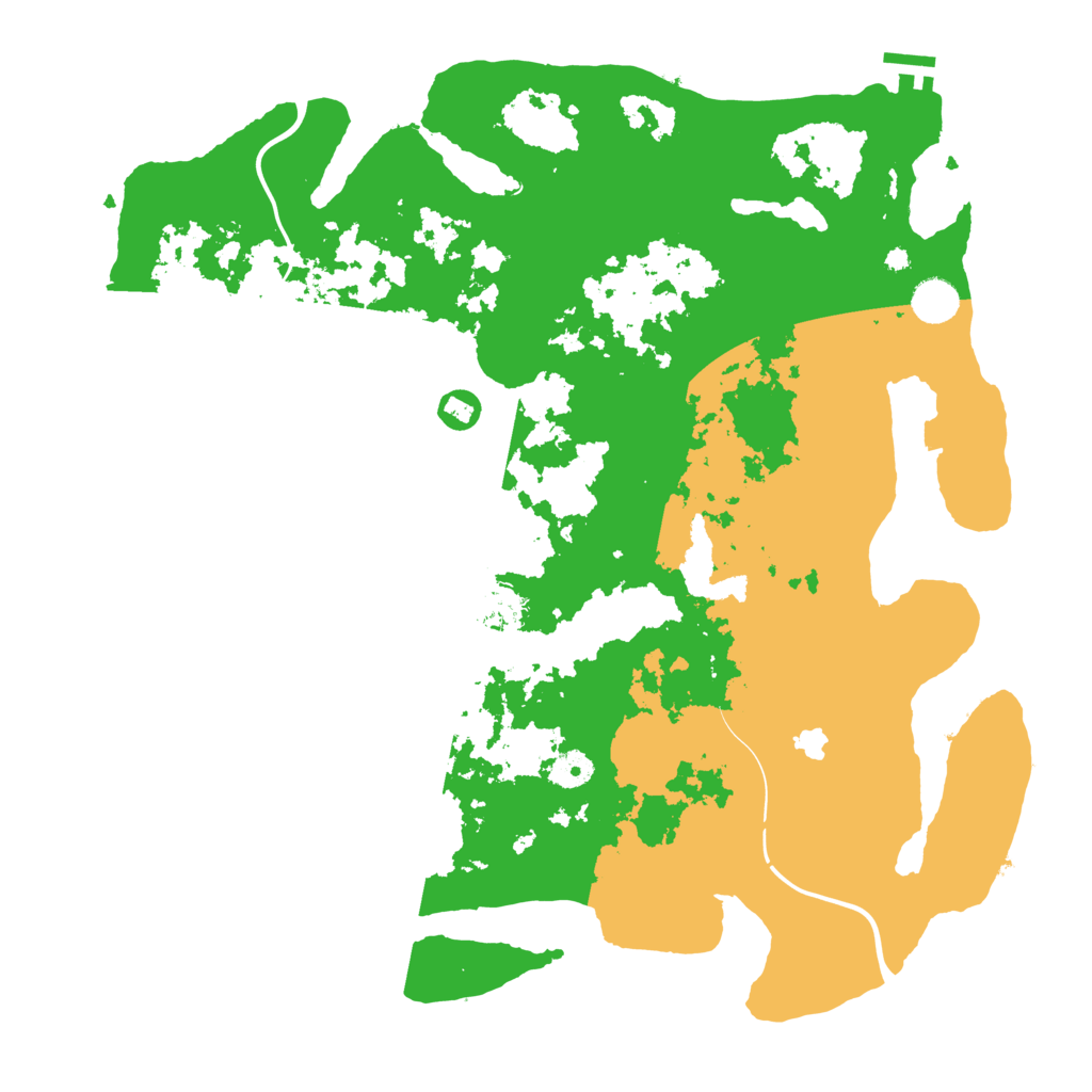 Biome Rust Map: Procedural Map, Size: 4250, Seed: 586207477
