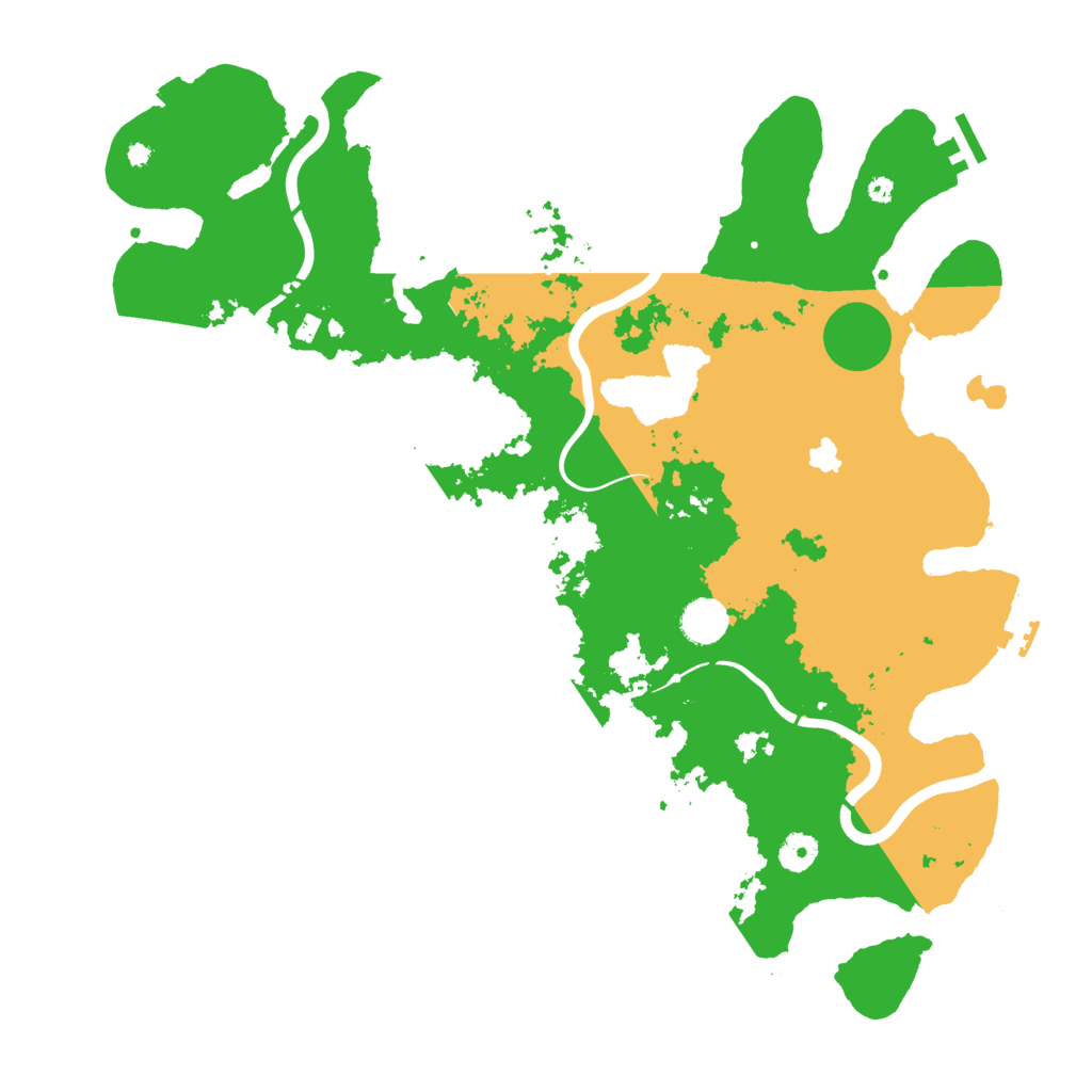 Biome Rust Map: Procedural Map, Size: 4250, Seed: 995021