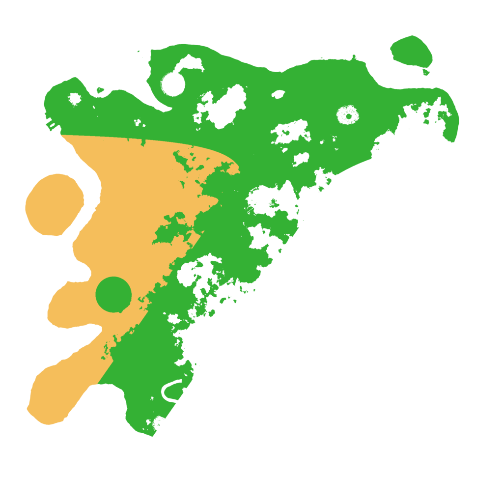 Biome Rust Map: Procedural Map, Size: 3700, Seed: 30201