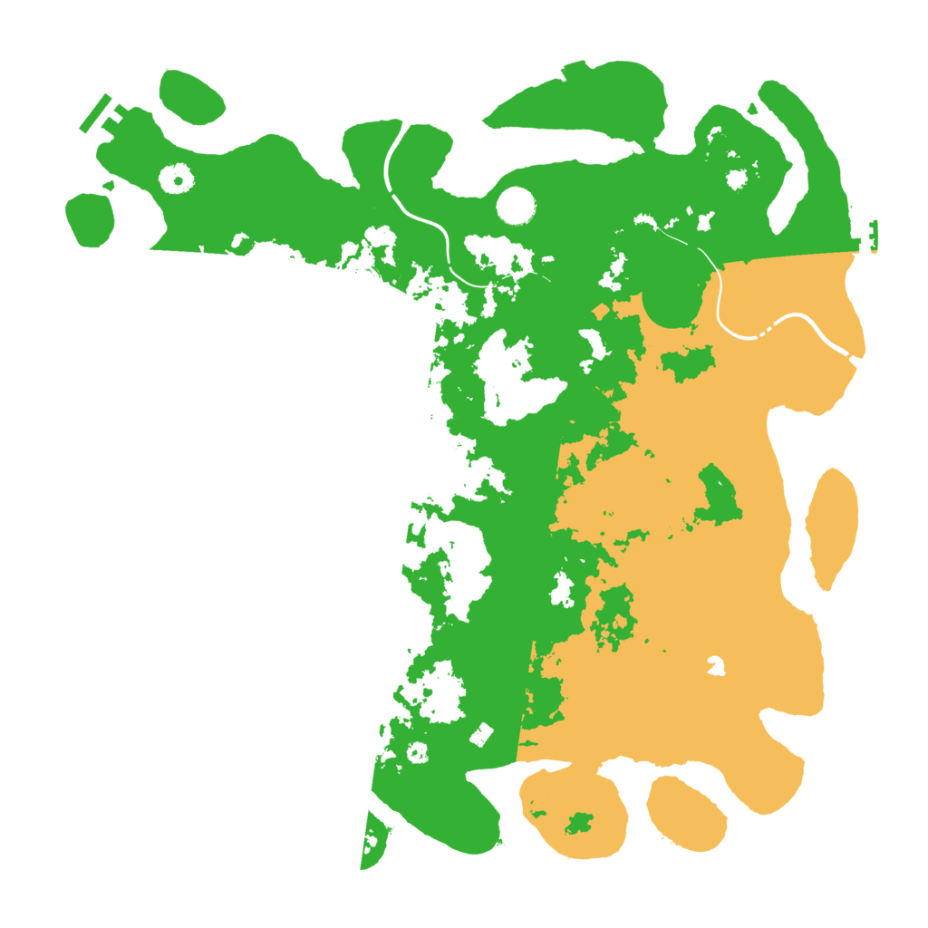 Biome Rust Map: Procedural Map, Size: 4250, Seed: 466309