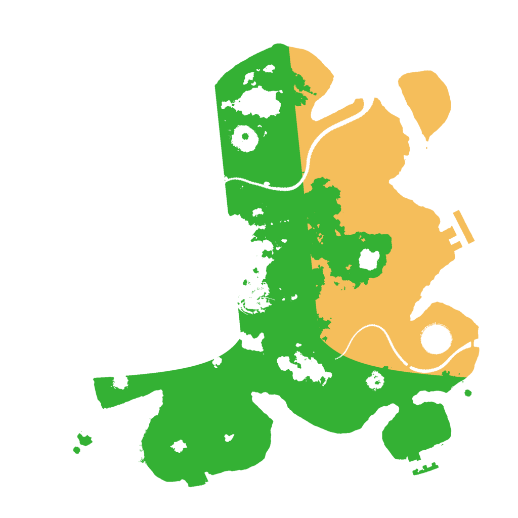 Biome Rust Map: Procedural Map, Size: 3000, Seed: 1711341994