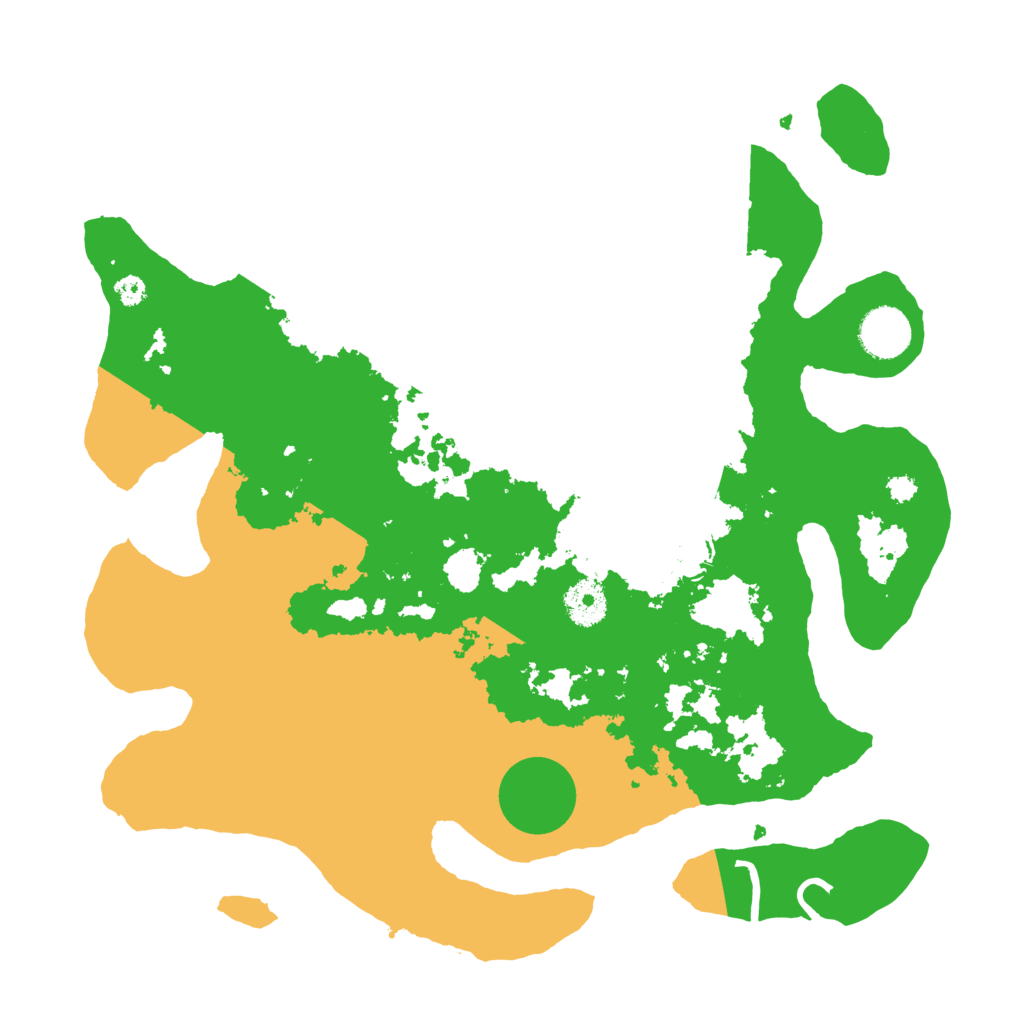 Biome Rust Map: Procedural Map, Size: 3500, Seed: 1259433935