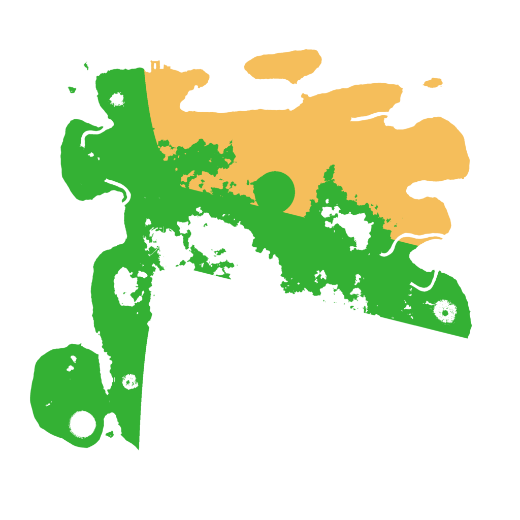 Biome Rust Map: Procedural Map, Size: 3500, Seed: 6435225