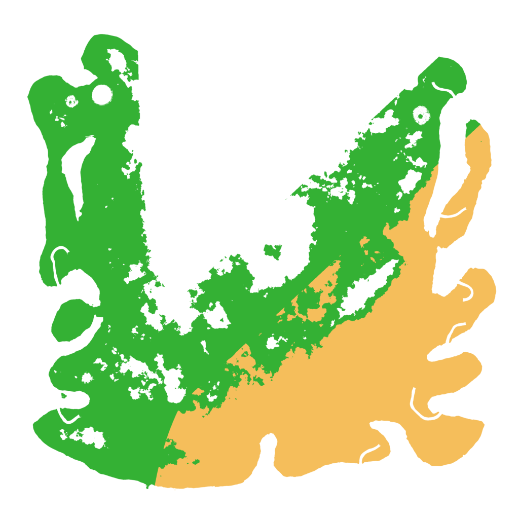 Biome Rust Map: Procedural Map, Size: 4500, Seed: 2042813013