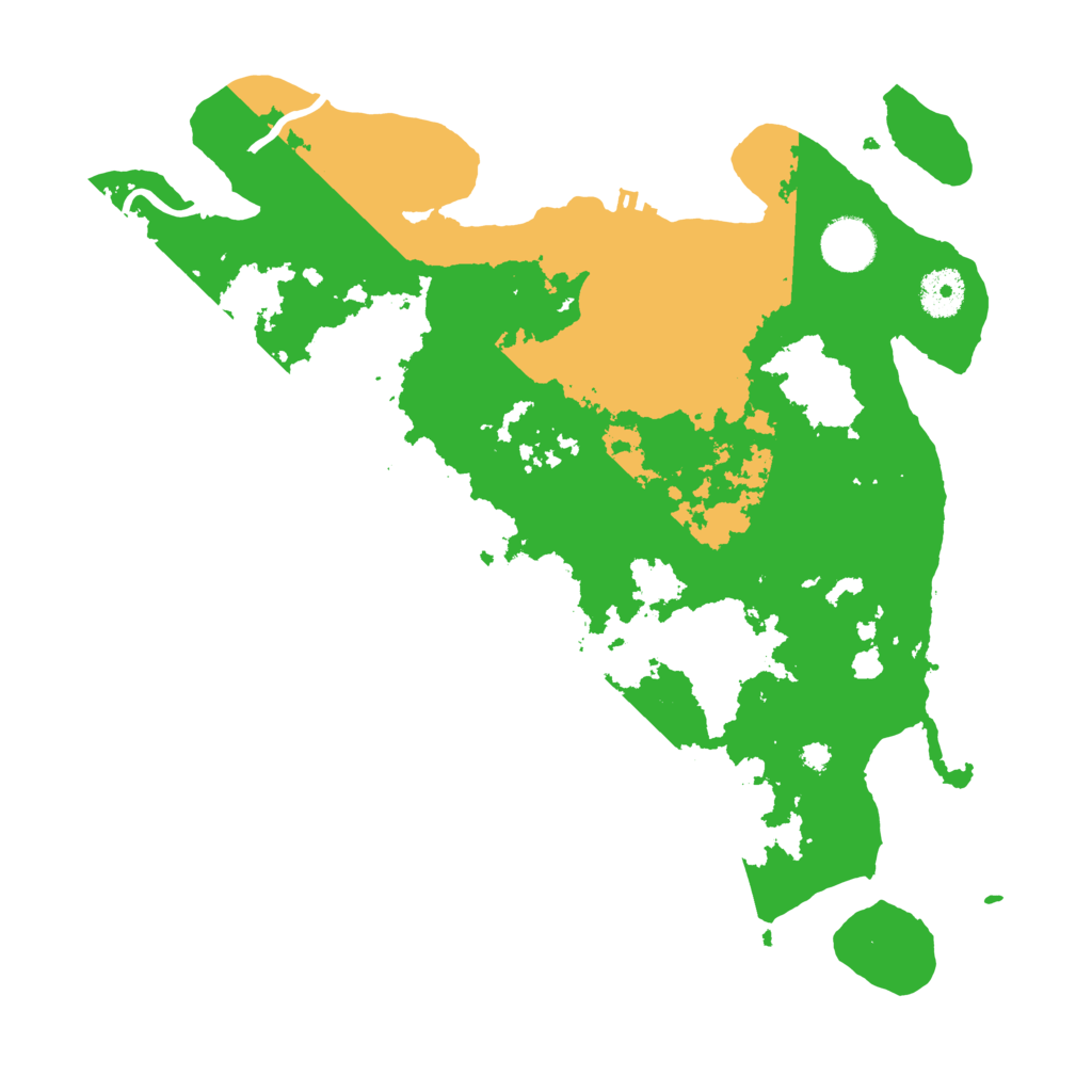 Biome Rust Map: Procedural Map, Size: 3500, Seed: 1085381711